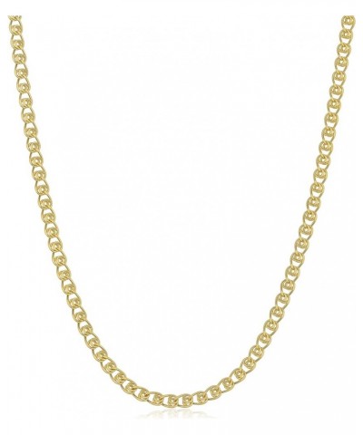 10k Yellow Gold 2.7 mm Delicate High Polish Hollow Love Link Chain Necklace 16.0 Inches $47.50 Anklets