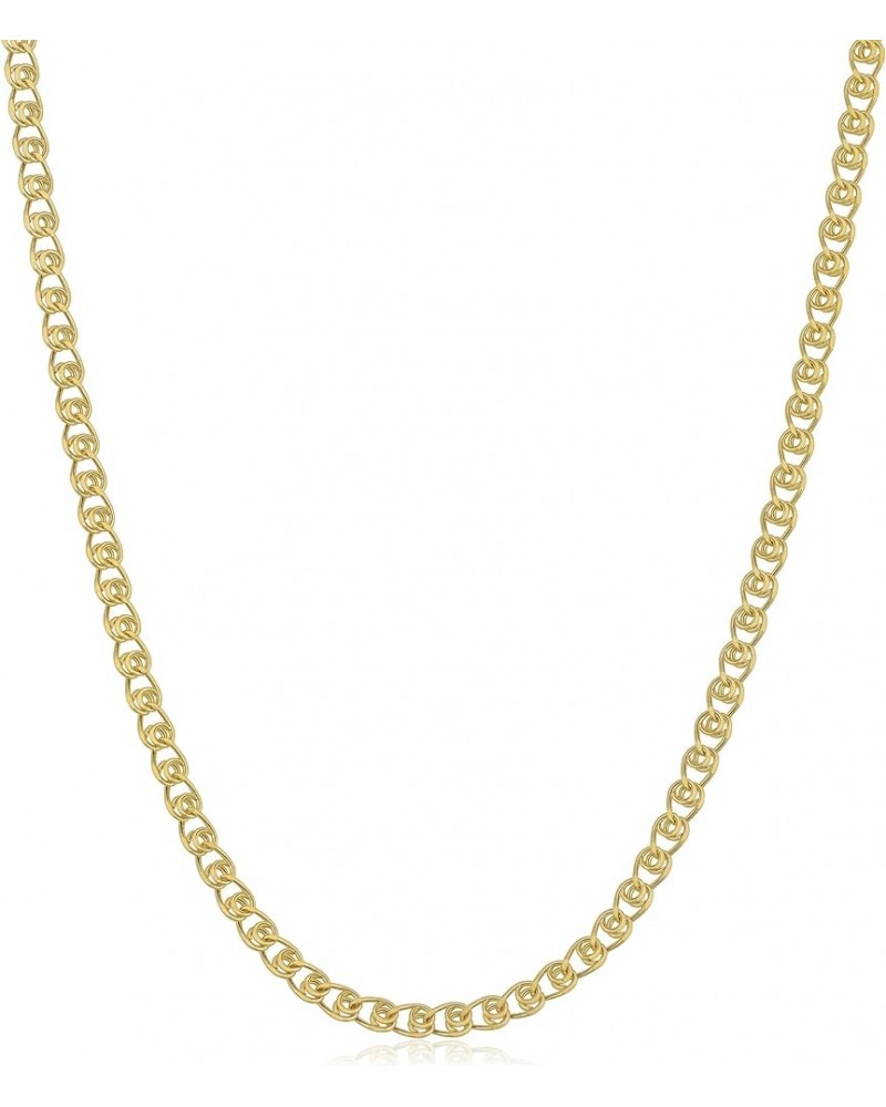 10k Yellow Gold 2.7 mm Delicate High Polish Hollow Love Link Chain Necklace 16.0 Inches $47.50 Anklets