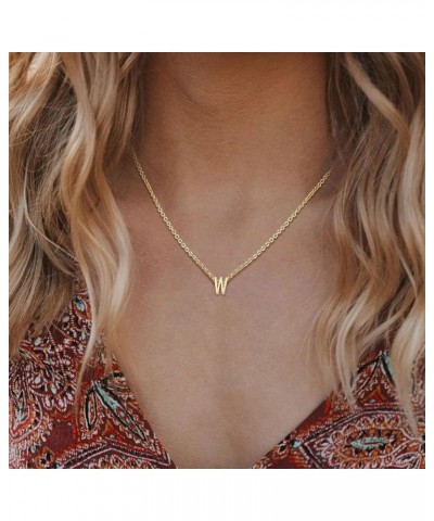 Initial Necklaces for Women, 14k Gold Plated Letter Necklace Cute Gold Initial Necklace Dainty Necklaces for Women Trendy Gol...