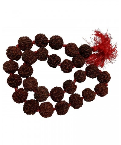 Large 16mm 27 Rudraksha Shiva 5-Face Beads Prayer Japa Mala Knotted Rosary $14.68 Necklaces