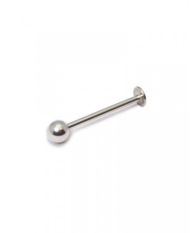 14G 316L Surgical Stainless Steel Flat Bottom Labret Monroe Lip Ring Helix Earring Tragus Cartilage Cheek Tongue Piercing Jew...