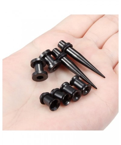 8G 6G 4G 2G 0G 00G 316L Surgical Stainless Steel Ear Gauges Plugs Tunnels Taper Stretching Kit Expander Piercing Jewelry for ...