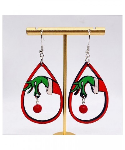 Christmas Earrings for Women, Cute Grinch Earrings Stud Teardrop Dangle Earrings Xmas Earring Christmas Jewelry Gift Sets for...