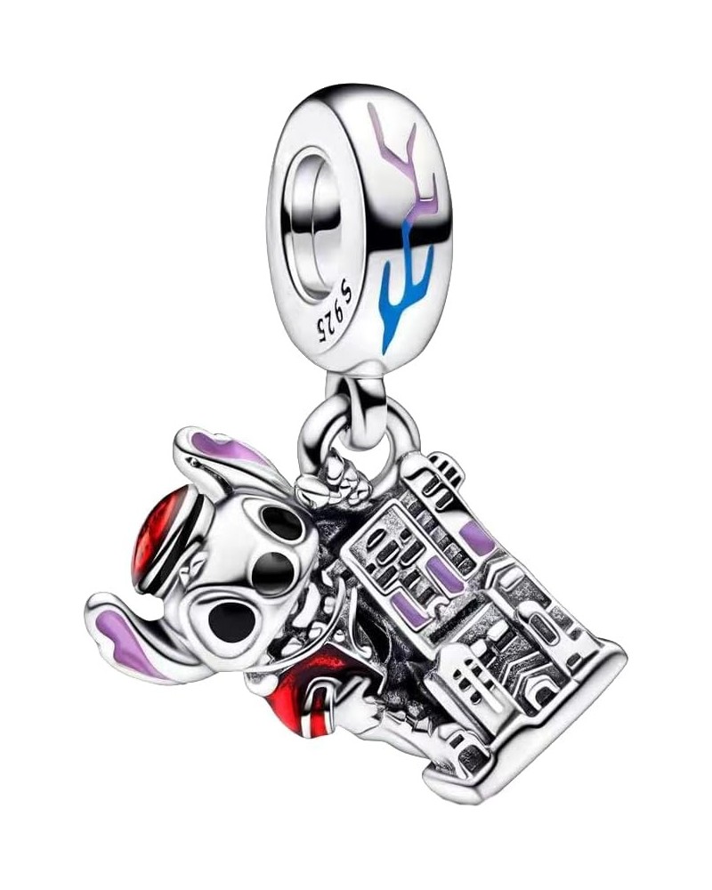 Mickey Mouse Charm Bead Charms Jewelry Beads fits Pandora Charm Bracelets for Woman-925 Sterling Silver Dangle Pendant Bead,G...