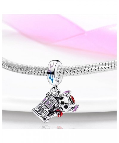 Mickey Mouse Charm Bead Charms Jewelry Beads fits Pandora Charm Bracelets for Woman-925 Sterling Silver Dangle Pendant Bead,G...