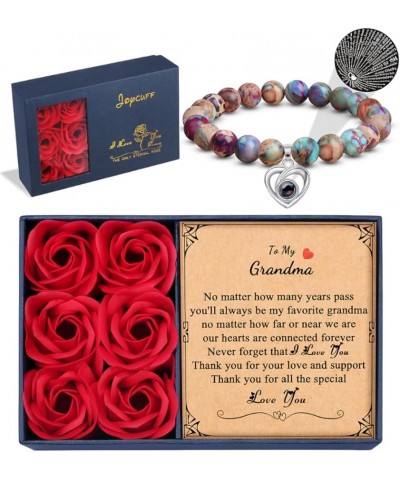 ??? ????????? ? ???? ??? ???????? Romantic Gifts Eternal Rose Gift Box for Daughter Granddaughter Girlfriend Sister Anniversa...