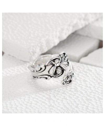 Dragonfly Spoon Ring for Women Cute Bee Spoon Rings Cute Bee $8.24 Rings