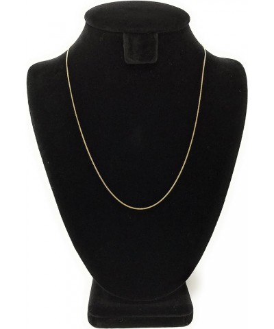 14K Solid Gold 0.9mm Wheat Chain Necklace For Women with Lobster Clasp 22.0 Inches Yellow Gold $55.76 Necklaces