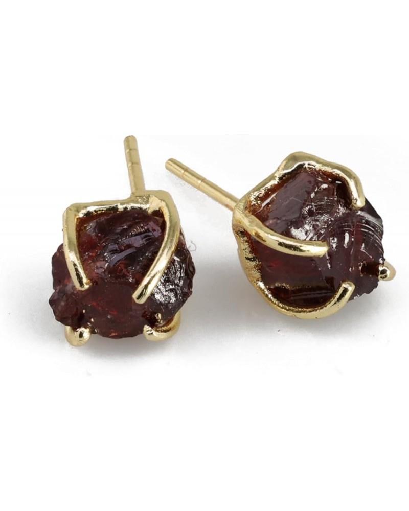 Maa - Birthstones Claw Studs Garnet $9.00 Earrings