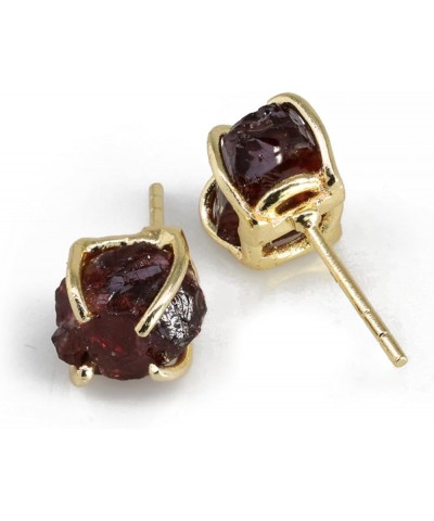 Maa - Birthstones Claw Studs Garnet $9.00 Earrings