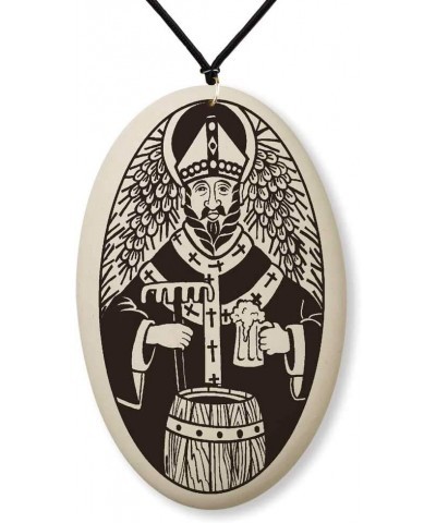 Saint Arnold Medal on Braided Cord | Patron of Beer and Brewers $12.96 Necklaces