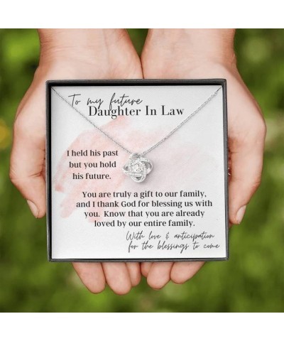 Future Daughter in Law Gifts, Welcoming Daughter In Law Into Family, To My Future Daughter-In-Law Necklace, Wedding Present f...