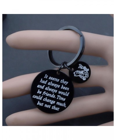 Movie Inspired Gift Friendship Keychain BFF Gift It Seems They Ky Black $10.96 Necklaces