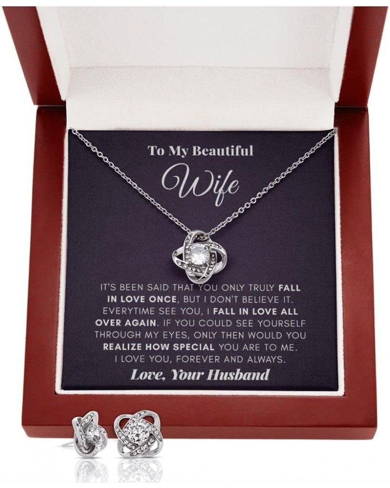 INIFIS To My Wife Gift from Husband, Birthday Gifts For Wife, To My Soulmate Necklace, Fiance Girlfriend Gifts, Anniversary R...