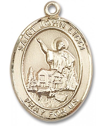 14 Karat Gold Catholic Patron Saint Medal Pendant, 1 Inch Saint John Licci $568.63 Necklaces