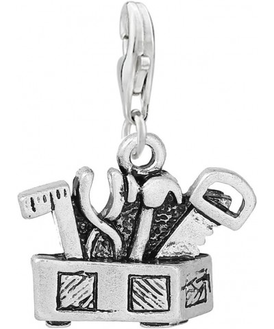 Workers Tool Box Clip on Pendant Charm for Bracelet or Necklace $7.79 Bracelets