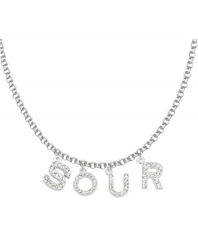 Olivia Sour Guts Album Necklace Olivia Ro Necklace, Olivia Song Inspired Jewelry Necklace Silver Gold Necklace for Women, Oli...