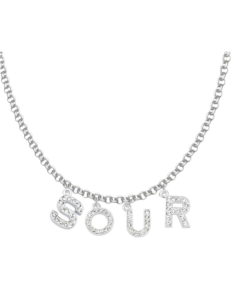 Olivia Sour Guts Album Necklace Olivia Ro Necklace, Olivia Song Inspired Jewelry Necklace Silver Gold Necklace for Women, Oli...