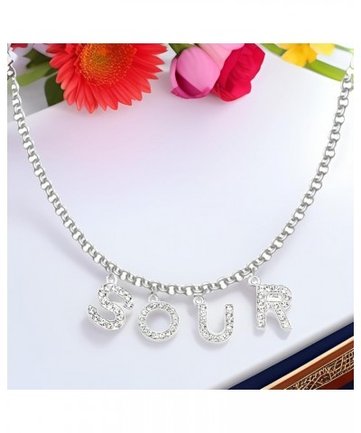 Olivia Sour Guts Album Necklace Olivia Ro Necklace, Olivia Song Inspired Jewelry Necklace Silver Gold Necklace for Women, Oli...