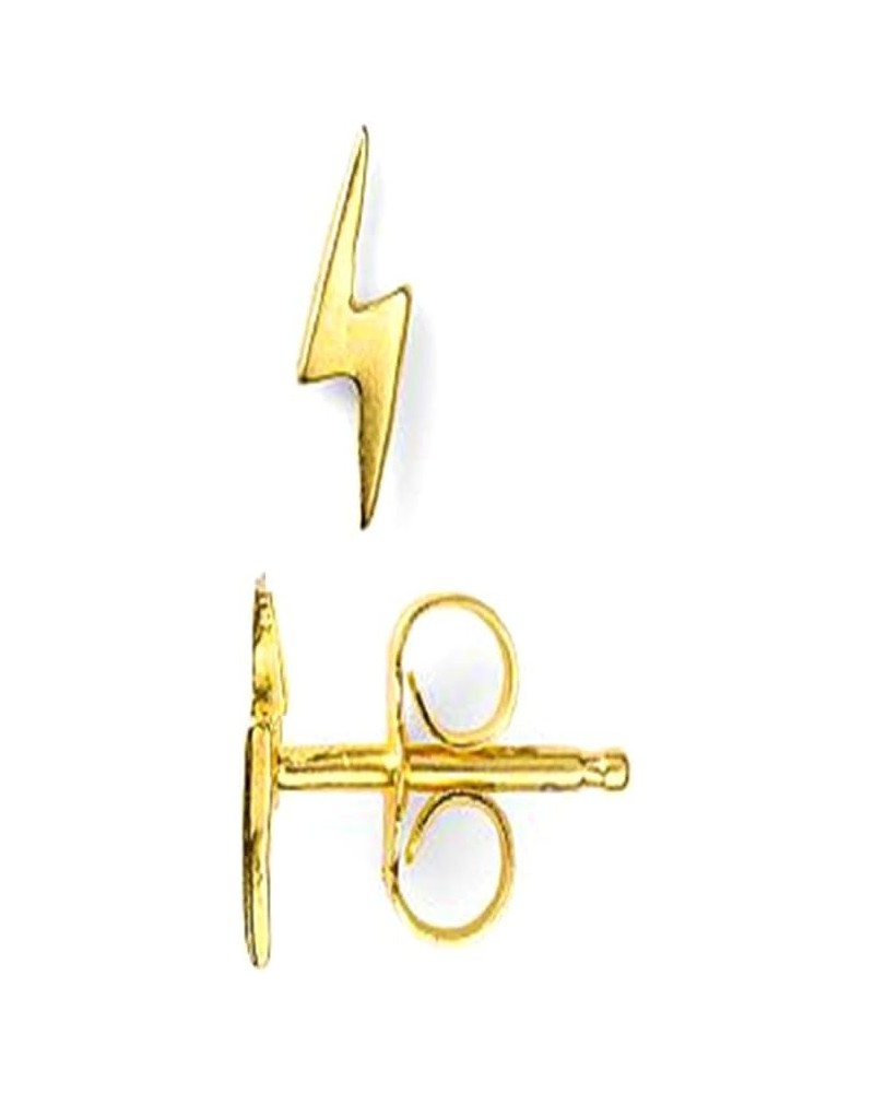 Lightening Lightning Bolt Stud Earrings Yellow $12.71 Earrings