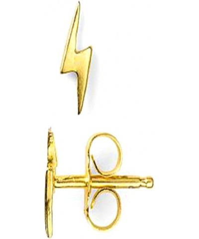 Lightening Lightning Bolt Stud Earrings Yellow $12.71 Earrings