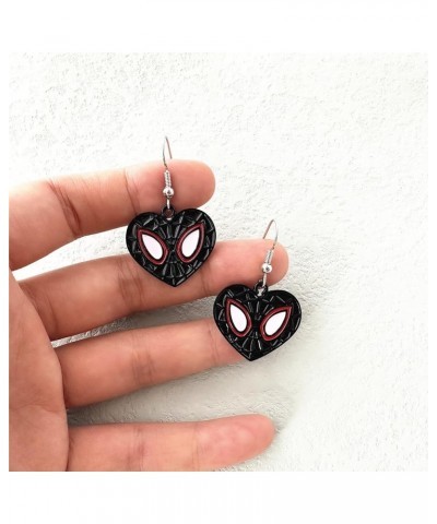 Spideman Earrings Anime Cartoon Metal Superhero vengers Earrings Gifts for Girl Woman 2 $7.44 Earrings