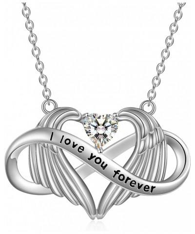 Angel Wings Necklace 925 Sterling Silver, Guardian Angel Wings Pendant Necklace for Women, Girls, Christmas Jewelry Gifts $7....