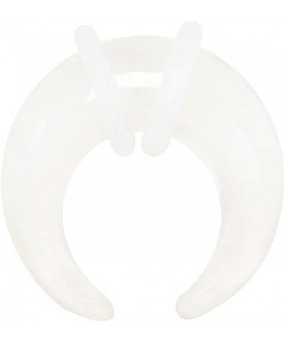 White Glass Pincher WildKlass Taper with O-Rings $11.12 Body Jewelry