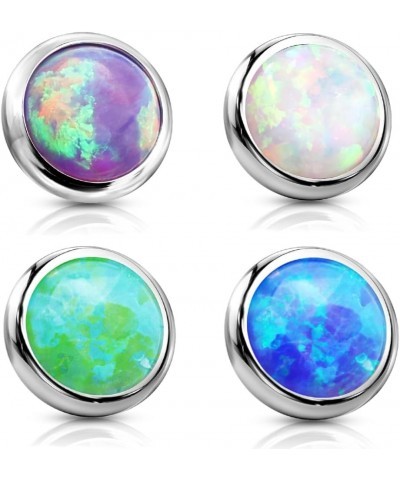 Dermal Top Multi Pack 14G 16G Implant Grade Titanium Surface Dermal Piercings 14G 4 Pieces Opal1 3mm $10.43 Body Jewelry