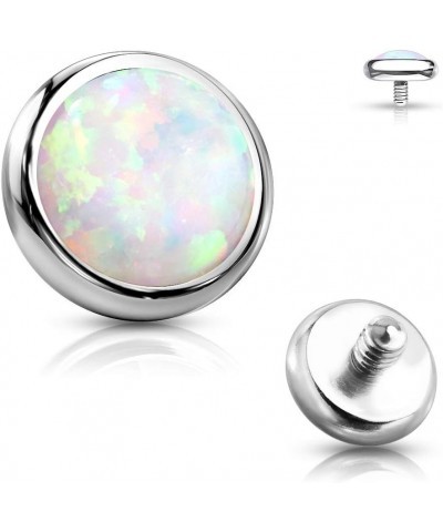 Dermal Top Multi Pack 14G 16G Implant Grade Titanium Surface Dermal Piercings 14G 4 Pieces Opal1 3mm $10.43 Body Jewelry