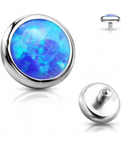 Dermal Top Multi Pack 14G 16G Implant Grade Titanium Surface Dermal Piercings 14G 4 Pieces Opal1 3mm $10.43 Body Jewelry