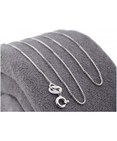 S925 Sterling Silver Chain Necklaces for Women Girls Pendants Necklaces Birthday Christmas Family Auntie, 18 19 20 Inch Box C...