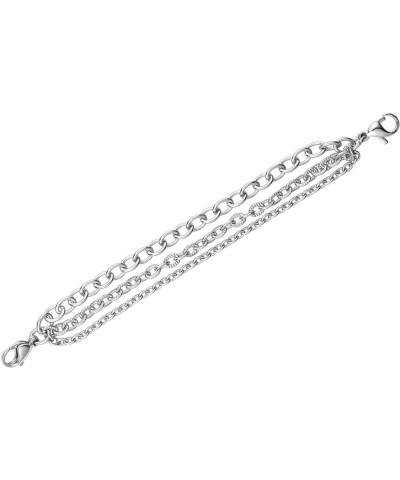 Tri-Strand Stainless Steel Interchangeable Medical Alert Replacement Bracelet for Women 5.5 $18.92 Bracelets