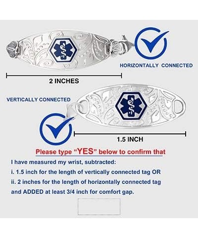 Tri-Strand Stainless Steel Interchangeable Medical Alert Replacement Bracelet for Women 5.5 $18.92 Bracelets