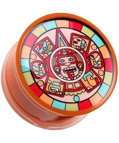 Chromatic Mayan Calendar Single Flared Ear Gauge Plug 3/4" (19mm) $9.17 Body Jewelry