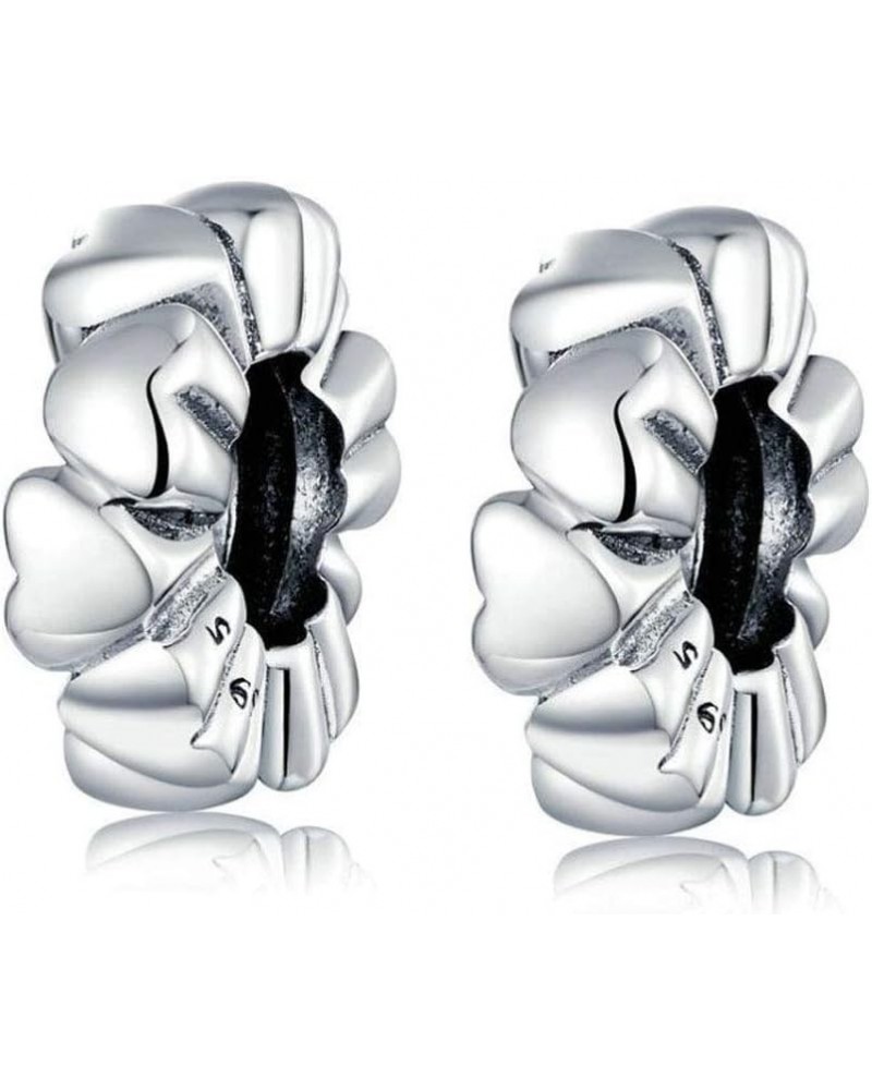 Charm Bracelet Spacer Beads Sterling Silver 2pcs Rubber Stopper Charm Spacer Beads for Pandora Charm Bracelet D1521 $10.79 Br...