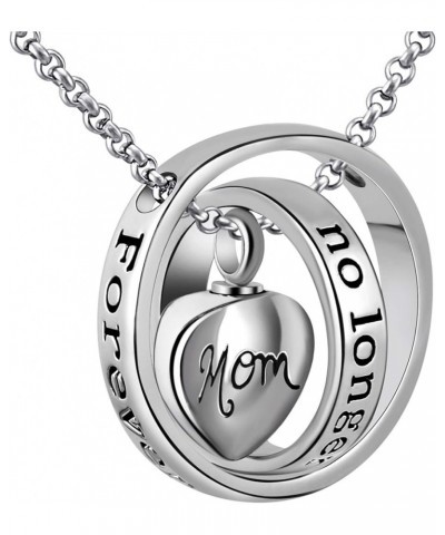 Urn Necklaces for Ashes No Longer by My Side Forever in My Heart Mom Dad Cremation Urn Locket Jewelry MOM urn necklace $11.59...