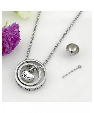 Urn Necklaces for Ashes No Longer by My Side Forever in My Heart Mom Dad Cremation Urn Locket Jewelry MOM urn necklace $11.59...