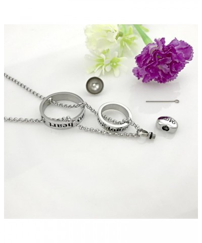 Urn Necklaces for Ashes No Longer by My Side Forever in My Heart Mom Dad Cremation Urn Locket Jewelry MOM urn necklace $11.59...