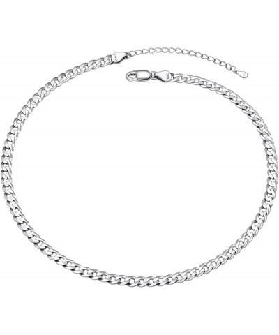 925 Sterling Silver Cuban Link Chain Necklace, Dainty Figaro Chains, Solid & Shiny, 3mm/5mm, 14-28 inch, Come Gift Box 14.0 I...