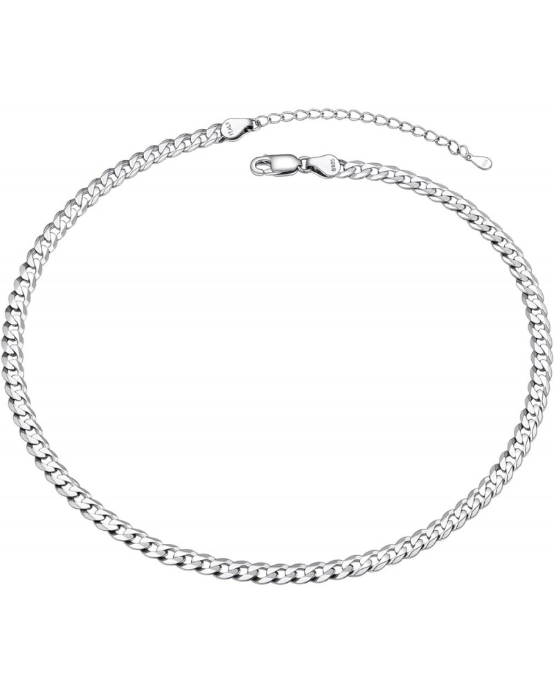 925 Sterling Silver Cuban Link Chain Necklace, Dainty Figaro Chains, Solid & Shiny, 3mm/5mm, 14-28 inch, Come Gift Box 14.0 I...