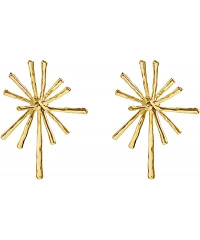 Gold Starburst Earrings for Women Firework Stud Earrings Earrings for Women Trendy Gold Star Earrings Starburst Statement Ear...