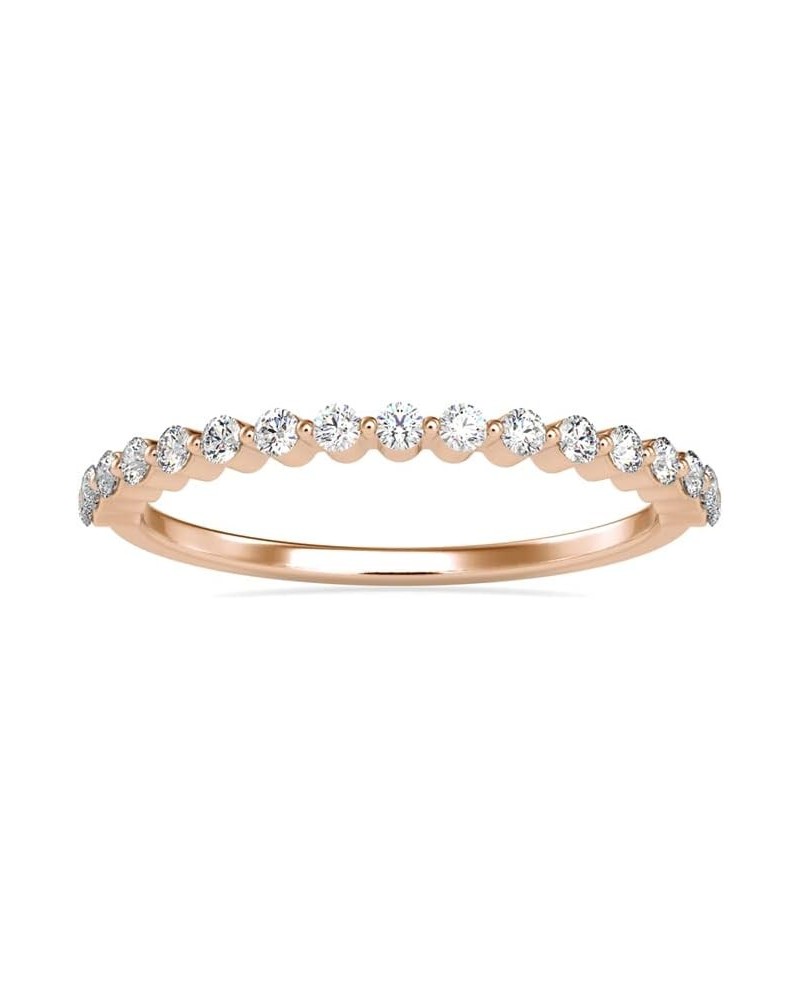 0.26CT IJ-SI 14 Karat Gold PerfeCT IJ-SI Proposal Eternity Diamond Ring For Women SJR0610 Rose Gold $125.36 Rings