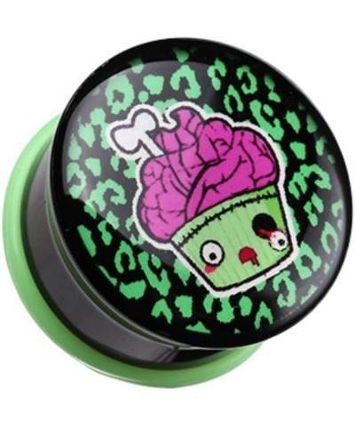 Zombie Cupcake Single Flared Ear Gauge Plug 00 GA (10mm) $9.17 Body Jewelry