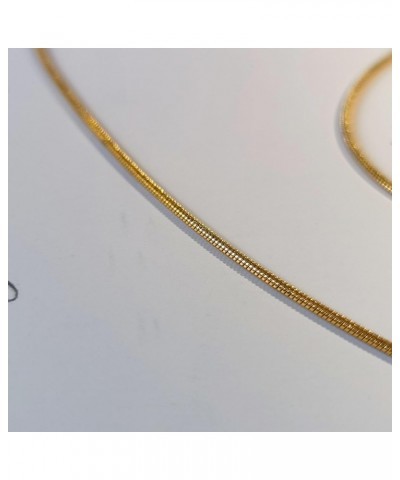 Dainty Choker Necklace for Women 18K Gold Plated Shining Dots Box Chain Sparkle Necklaces Cute Paperclip Link Herringbone Nec...