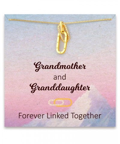 Mom Necklaces, Women Necklace, Gift for Mom, Grandma Necklaces, Grandma Gifts, Gold-Plated Necklace Forever Linked Together s...