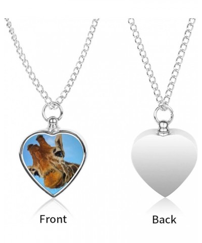 Pet Urn Necklace Pendant Jewelry, Keepsake Memorial Necklace for Men Women Gift, Alloy Dog Necklace Keychain Tag 1.6 x 0.9" M...