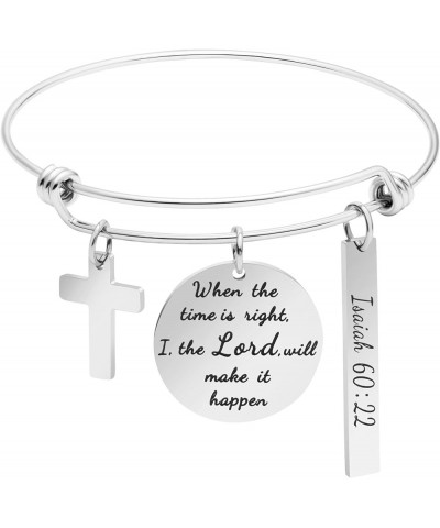 ????????????? ???????? for Women ????????? ??????? Gifts for Her ????? ????? Expandable Bracelet When the time is right, I, t...