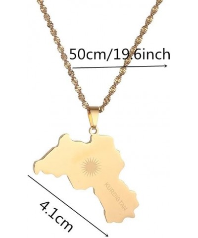 Kurdistan Pendant Necklaces Women Men Kurdish Jewelry gold $7.83 Necklaces