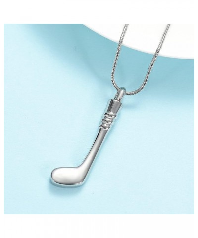 Cremation Jewelry for Ashes Golf Cue Stainless Steel Urn Necklace for Human Pet for Ashes –Keepsake Memorial Jewelry Sliver $...